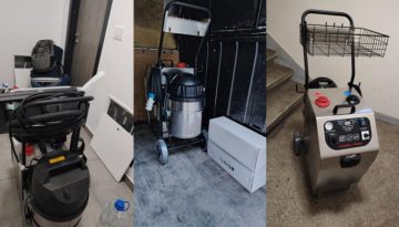 Echipamente profesionale utilizate de OradeaCuAbur pentru curățarea, spălarea și igienizarea tapițeriei și interiorului auto în Oradea.